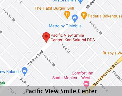 Map image for Dental Office in Santa Monica, CA